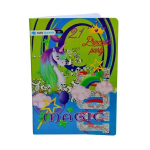 Cahier piqué petits carreaux 5/5 144 pages 21x29,7cm 60g - BLEU MARINE