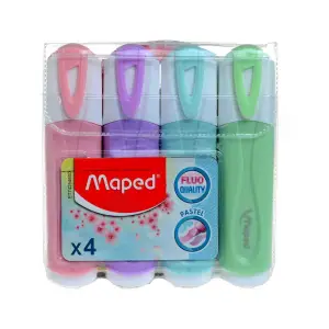 Surligneur couleur pastel Fluo'Peps x4 - MAPED