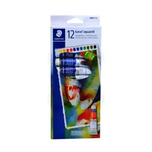 Peinture aquarelle 12x12ml - STAEDTLER