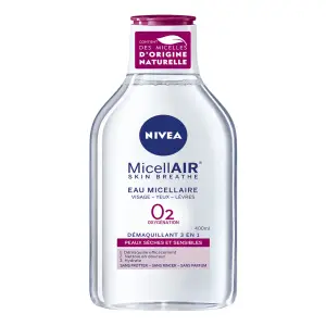 Eau micellaire démaquillante peaux sèches 400ml - NIVEA