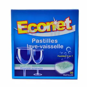 Pastilles lavantes lave-vaisselle x30 - ECONET
