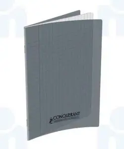 Cahier piqué polypro transparent Classique séyès 96p 17x22cm 90g - CONQUERANT