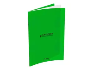 Cahier agrafé A3 96 pages seyes 90g polypro couleurs vives - CONQUERANT