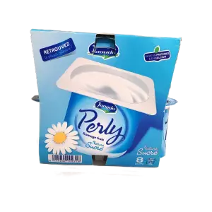 Fromage frais sucré 8x80g - PERLY