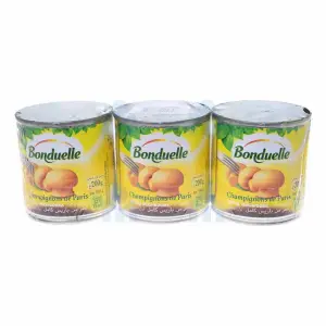 Champignons de paris entiers 3x200g - BONDUELLE