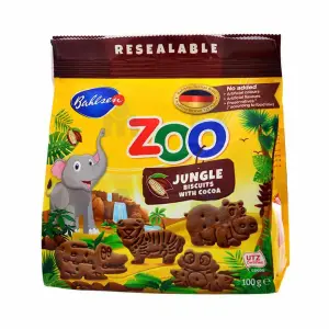 Minis biscuits au cacao Zoo 100g - BAHLSEN