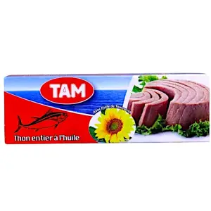 Thon entier à l'huile 3x80g - TAM