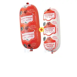 Mortadelle nature 600g + saucisson piquant 600g - TORO
