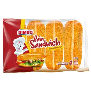 Pain sandwich x4 unités 360g - BIMBO