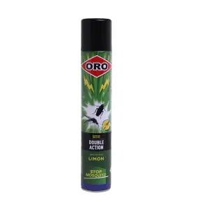 Insecticide aérosol double action tous insectes 400ml - ORO