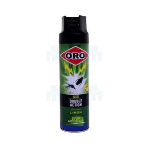 Insecticide aérosol double action tous insectes 500ml - ORO