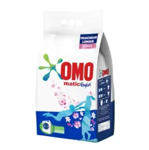 Lessive en poudre Matic Comfort Floral 5,5Kg - OMO