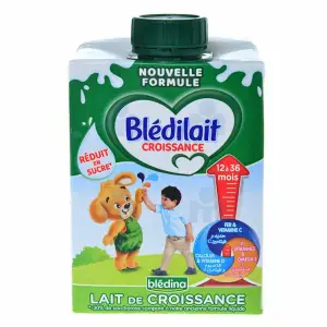 Lait de coissance UHT 12 à 36 mois 500ml - BLEDILAIT