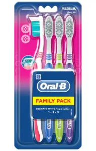 Brosse à dents 1.2.3 medium x4 - ORAL-B