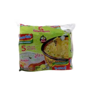 Nouilles saveur poulet citron x5 350g - INDOMIE