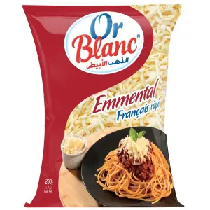 Fromage râpé Emmental 200g - OR BLANC