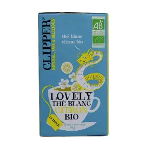 Thé blanc citron bio 34g - CLIPPER