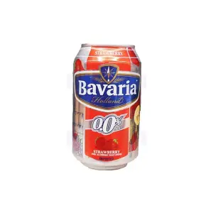 Bavaria saveur fraise sans alcool canette 33cl