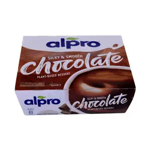 Crème dessert végétale chocolat au lait 4x125g - ALPRO