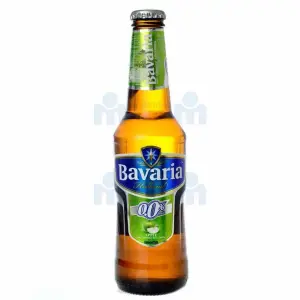 Bavaria sans alcool saveur pomme bouteille en verre 33cl