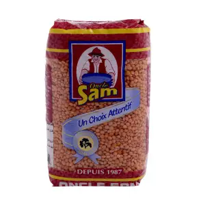 Lentilles corail 1Kg - ONCLE SAM