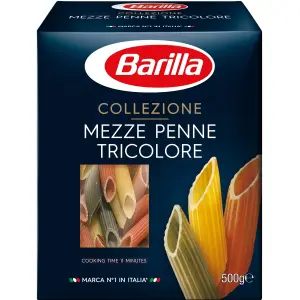 Mezze penne tricolore 500g - BARILLA