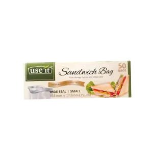 Sacs sandwich fermeture large x50 unités - USE IT