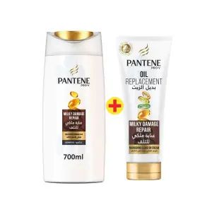 Shampoing milky damage repair700ml+Soin 3minutes miracle 275ml -PANTENE