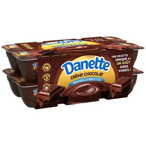 Crème dessert chocolat 12x80g - DANETTE
