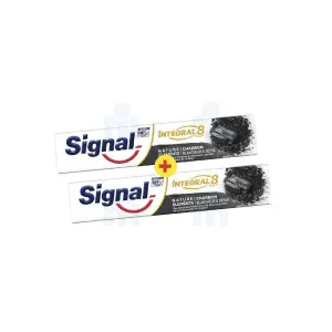 2 dentifrices Intégral charbon x75ml -75% sur le 2ème - SIGNAL