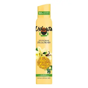Déodorant à la fleur de vanille apaisante de Polynésie 200ml - USHUAÏA