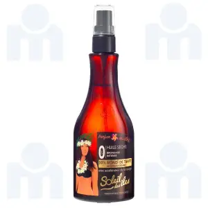 Huile sèche avec accélérateur de bronzagze parfum des îles 150ml-SOLEIL DES ÎLES