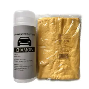 Peau de chamois jaune en PVA 64x43 cm
