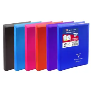 Agenda scolaire Koverbook avec 2 rabats 12x17cm - CLAIREFONTAINE