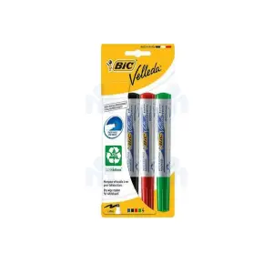4 Marqueurs effaçables Velleda 1721 +1 gratuit - BIC