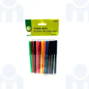 Feutres de coloriage x12 - AUCHAN
