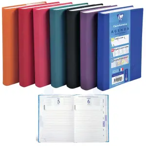Agenda scolaire 12x17cm 1J/P 368pages - CLAIREFONTAINE