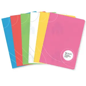 Cahier piqûre 210x297mm 96pages seyès papier velin surfin 70g