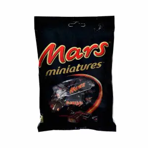 Sachet barres chocolatées fourrées au caramel Miniatures 150g - MARS