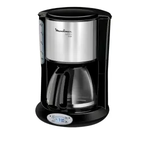 Cafétière filtre programmable subito Timer FG362810 Noire/Inox - MOULINEX