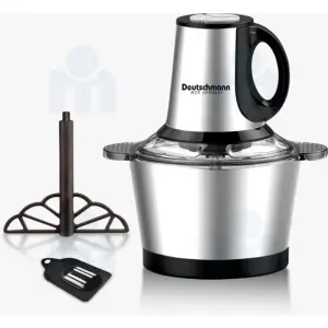 Hachoir multi-fonctions bol inox DM-6533 3L - DEUTSCHMAN