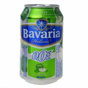 Bavaria sans alcool saveur pomme canette 33cl