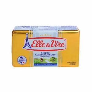 Beurre gastronomique doux en plaquette 200g - ELLE & VIRE