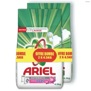Lessive en poudre Matic Downy 2x4,5Kg - ARIEL