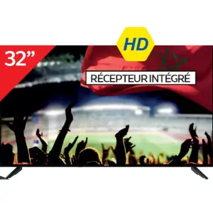 Téléviseur 32" HD FRAMELESS T2/S2 M332231 - MGS