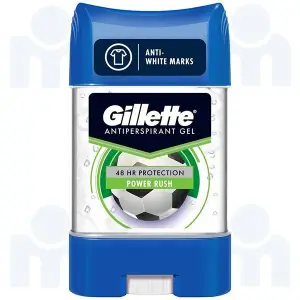 Gel déodorant antisudorifique Power Rush 75ml - GILLETTE