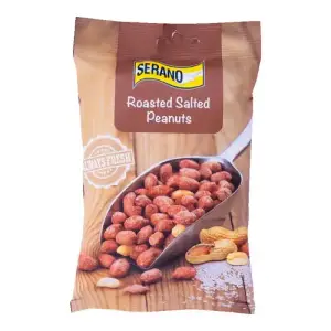 Cacahuètes grillées salées 200g - SERANO