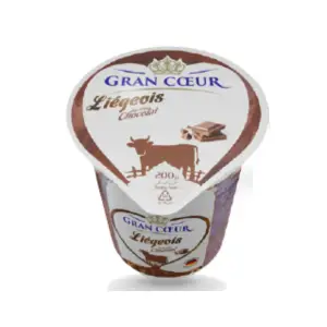 Dessert chocolat Liégeois 200g - GRAN CŒUR