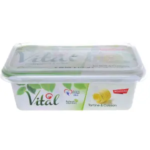 Margarine tartine et cuison en barquette 225g - VITAL
