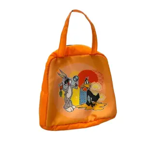 Sac à gouter carré motifs garçon écolier